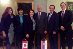 9. oktobar 2017. Susret predsednika i članova Poslaničke grupe prijateljstva sa Kanadom sa poslanicima Parlamenta Kanade i članovima organizacije „Hrišćanska ambasada“